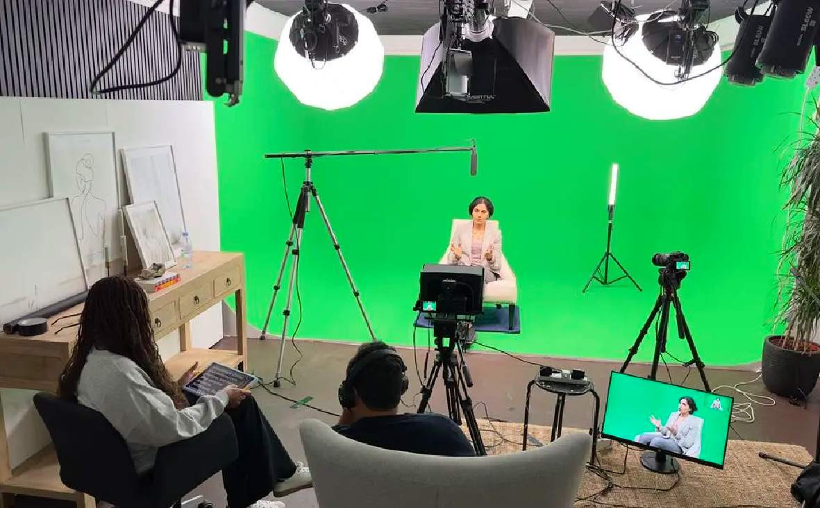 green screen backdrop